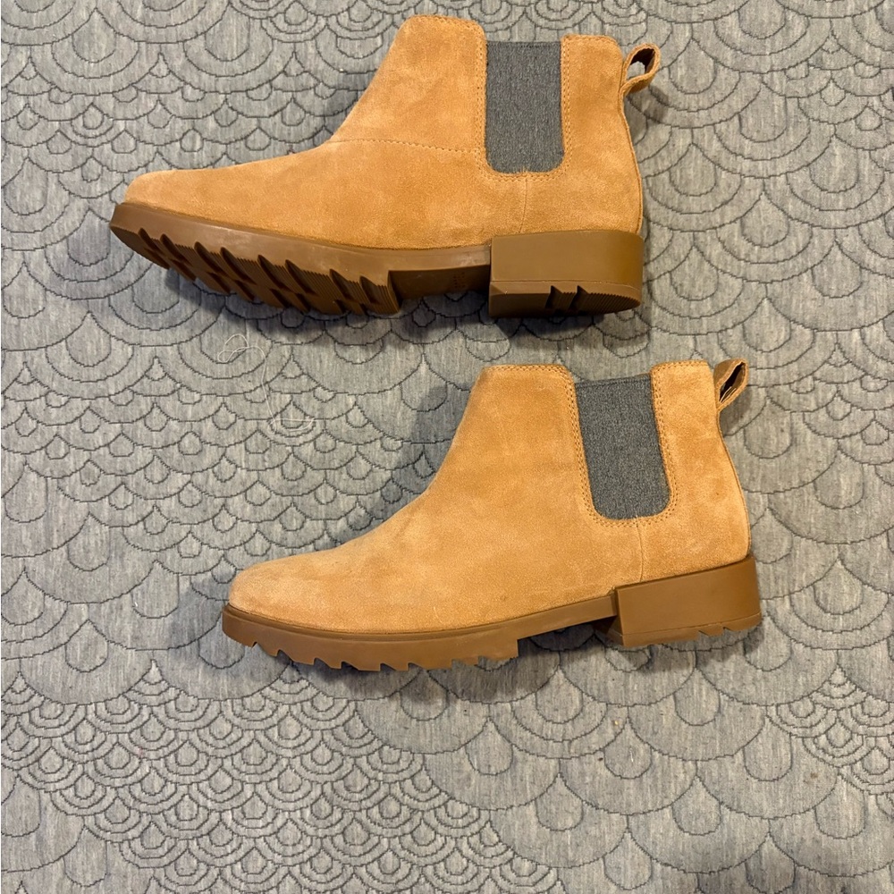 Sorel Women's Emelie II Chelsea Boots Leather
Waterproof Brown Size 10